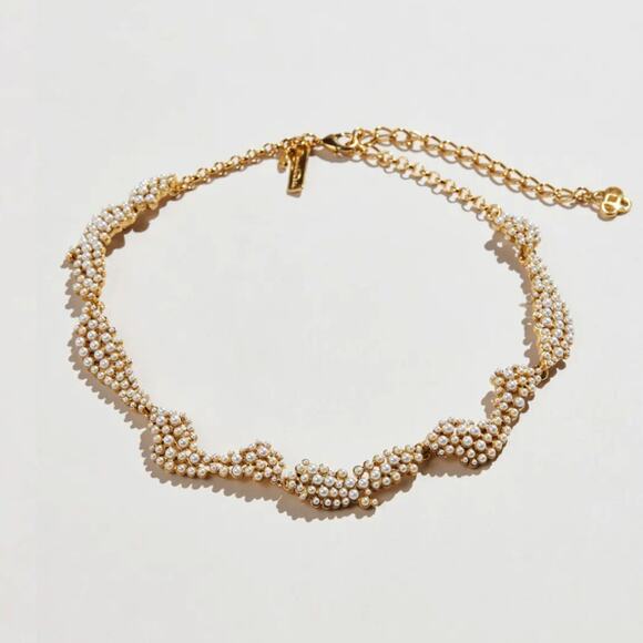 Oscar de la Renta Torn Paper Necklace
